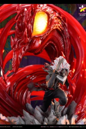 Alternative view of Dandadan – Okarun Transformation Statue – Sakura Studio