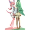 Zhu Yi Wan Jia Studio – Furry Sylveon x Leafeon Pokémon Themed Resin Collectible