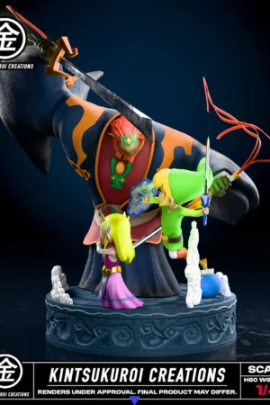 The Legend of Zelda “The Wind Waker: Final Battle” 1/4 & 1/6 Scale Statue - Kintsukuroi Studio