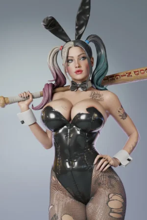 Alternative view of Harley Quinn DC Comics 1/4 Scale TOPGK Statue - Epic Creations Studio