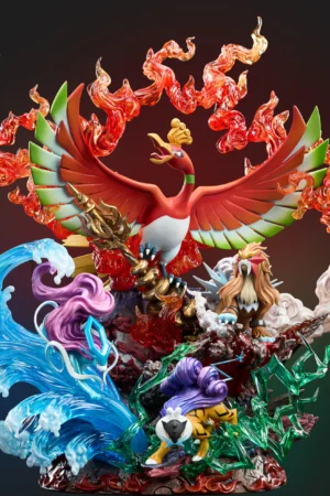 Ho-Oh X Legendary Beasts Pokémon 1/4 Scale Statue - Phantom Beast Studio