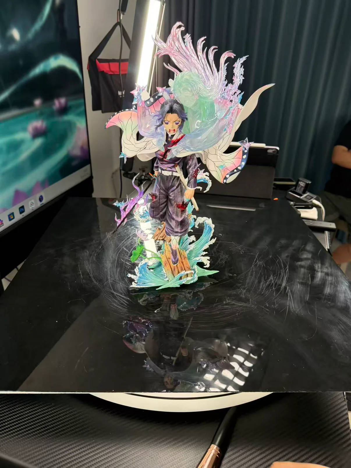 Anm Studio – Shinobu Kocho × Kochou Kanae Demon Slayer Resin Statue - Image 3