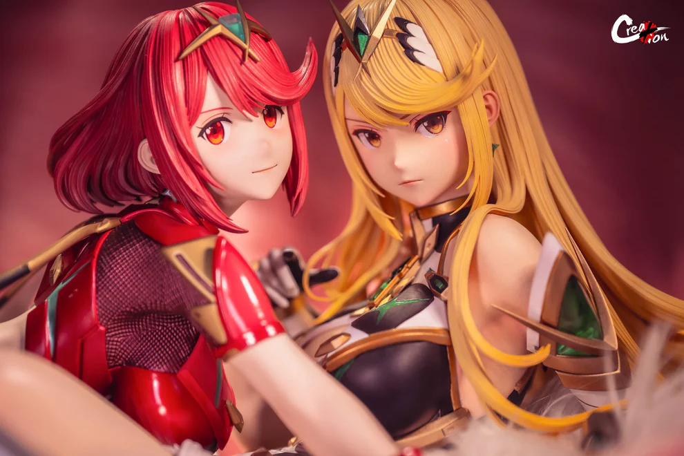 Xenoblade Chronicles 2 – Pyra & Mythra 1/4 Scale Statue – Creation Studio - Image 4