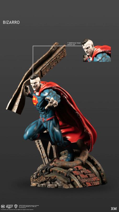 DC Bizarro Rebirth 1/6 Scale Statue – XM Studios Limited Edition Premium Collectible Diorama - Image 3