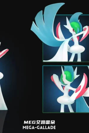 Alternative view of Ling Xi Gong Fang Studio – Mega Gallade Pokémon | 1/20 Scale Collectible Statue