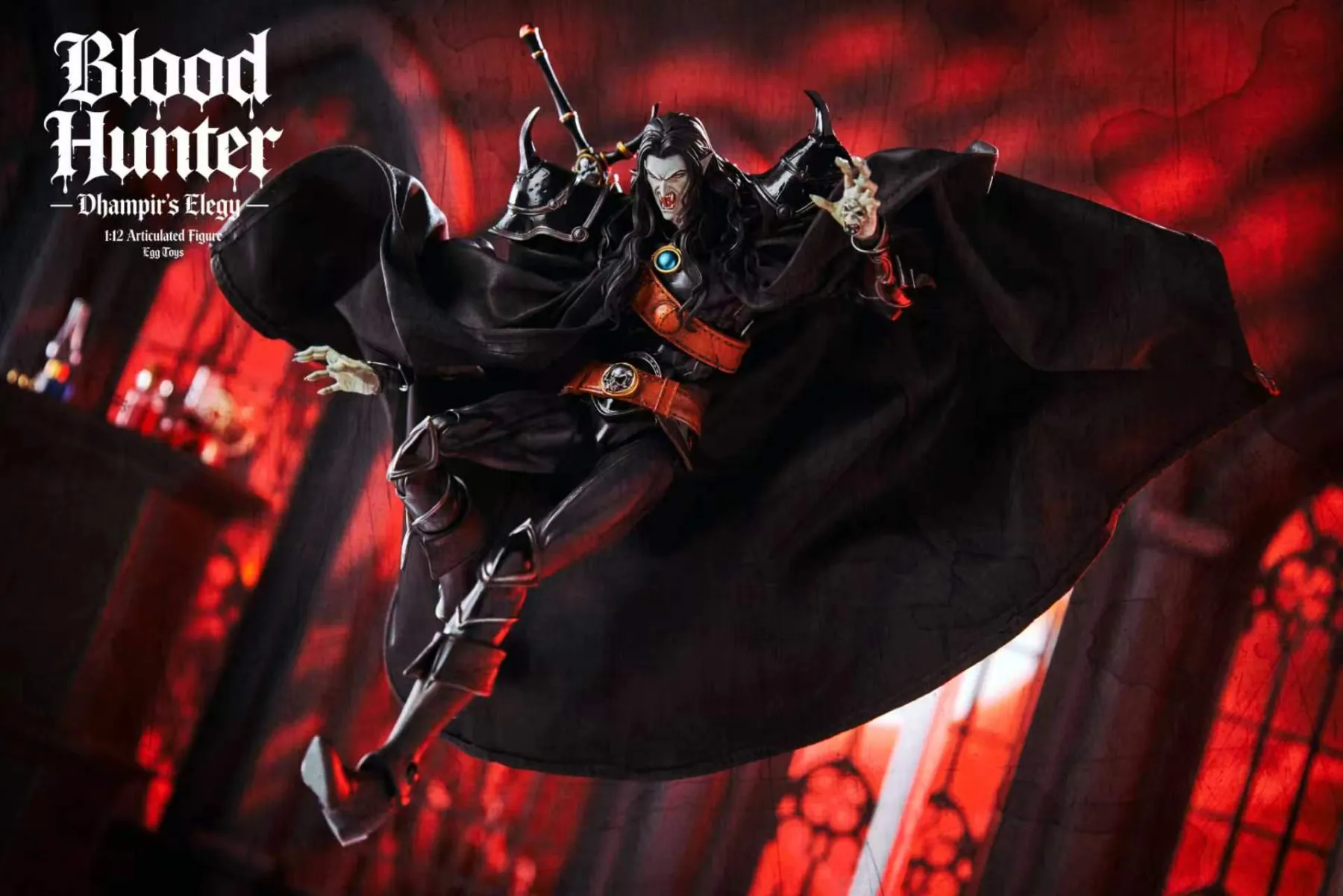 EGGTOYS – Blood Hunter: Dhampir’s Elegy Vampire Hunter D 1/12 Scale Licensed Action Figure - Image 3