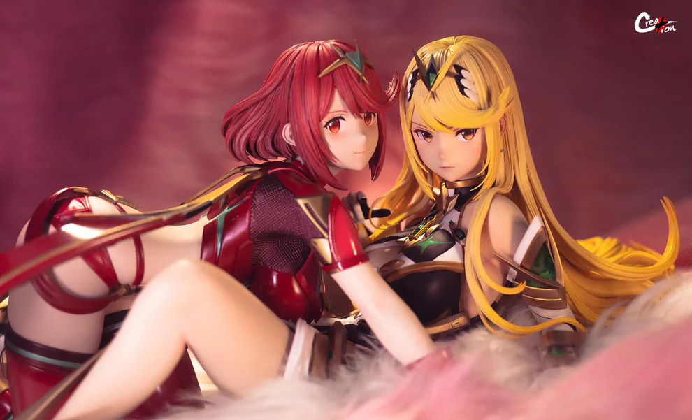 Xenoblade Chronicles 2 – Pyra & Mythra 1/4 Scale Statue – Creation Studio - Image 9