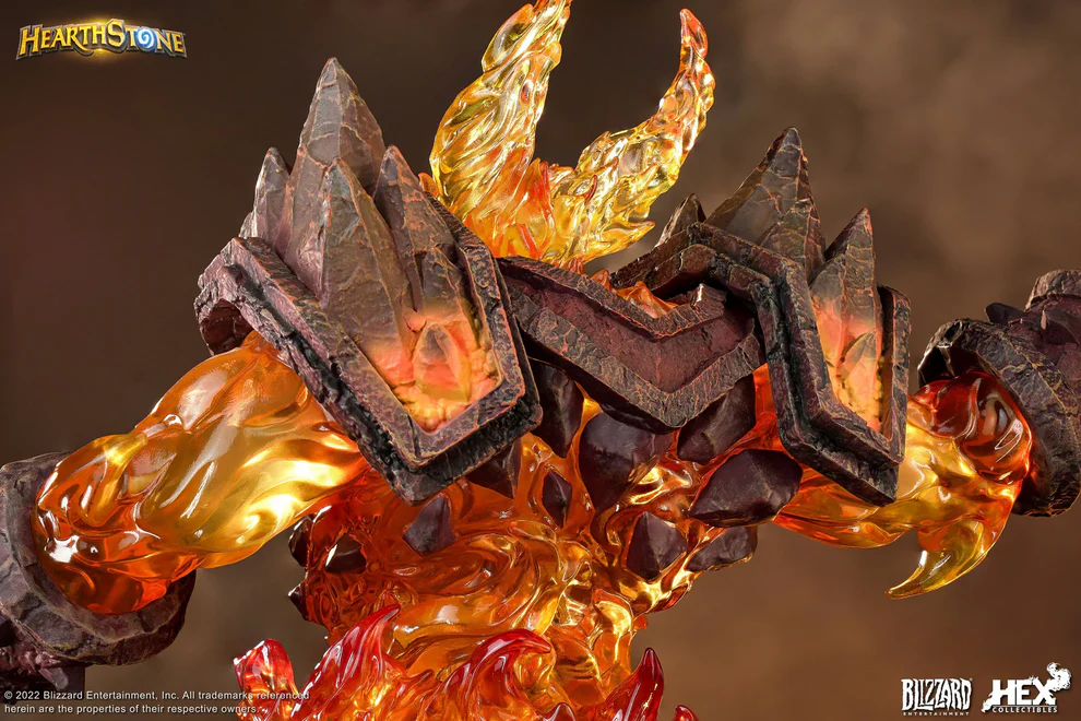 Hearthstone / World of Warcraft – Ragnaros the Firelord LED Statue 1/10 Scale Official Licensed Version – HEX Collectibles - Image 7