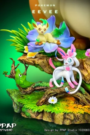Alternative view of Pokémon – Gigantamax Eevee & Eeveelution Family Diorama – PPAP Studio