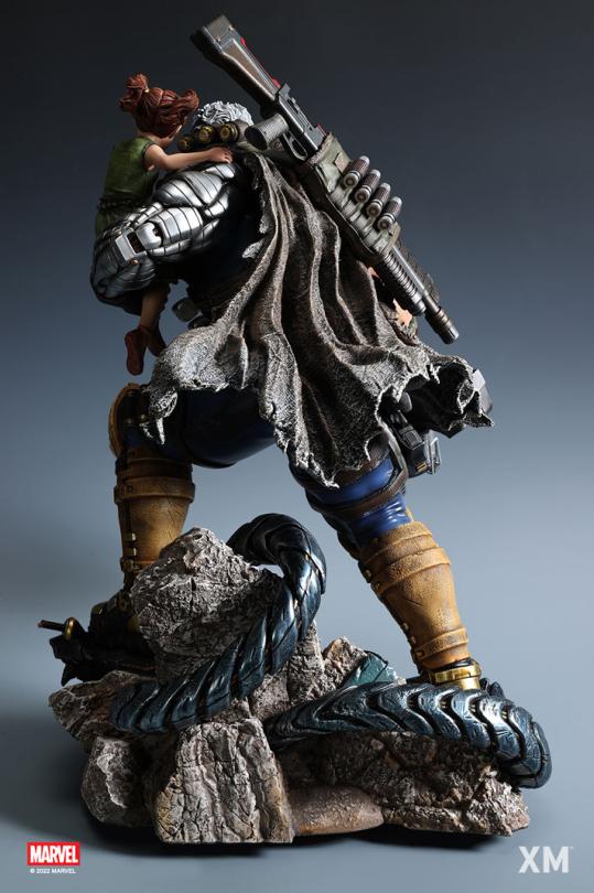 Marvel X-Men Cable with Hope 1/4 Scale Statue – XM Studios Limited Edition Premium Collectible Diorama - Image 4
