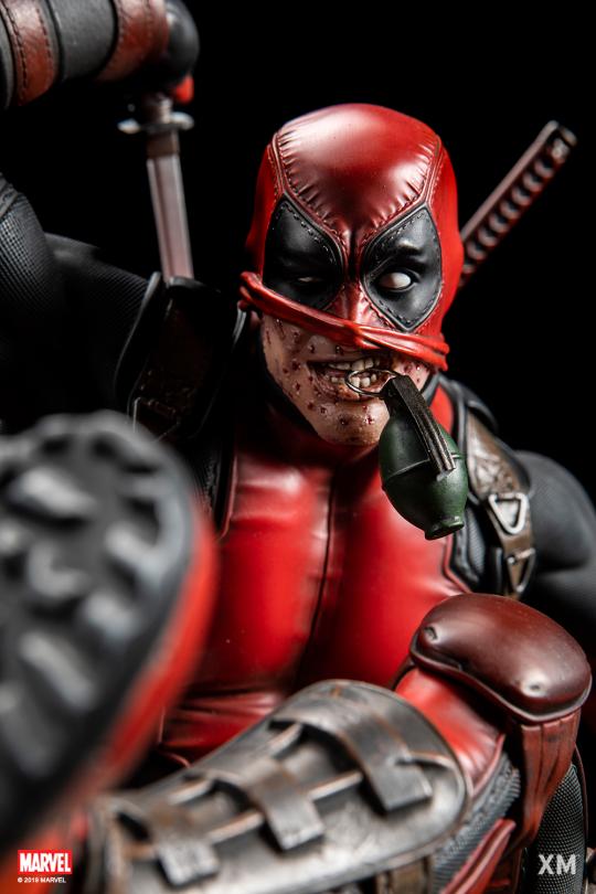 Marvel Deadpool 1/4 Scale Statue – XM Studios Limited Edition Premium Collectible Diorama - Image 4