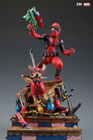 Marvel Kidpool and Dogpool 1/4 Scale Statue – XM Studios Limited Edition Deadpool Universe Collectible