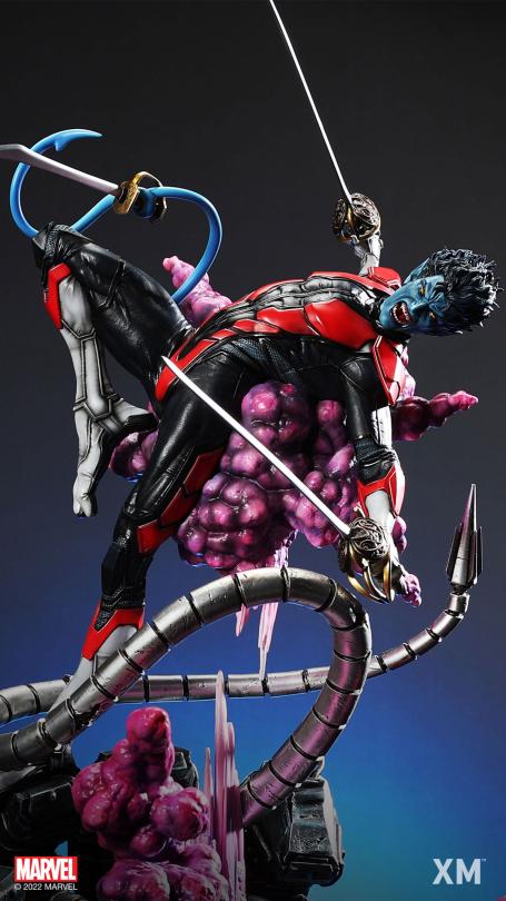 Marvel X-Men Nightcrawler 1/4 Scale Statue – XM Studios Limited Edition Premium Collectible Diorama - Image 8