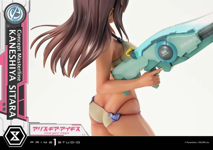 Prime 1 Studio – Concept Masterline Sitara Kaneshiya (Swimsuit Ver.) Alice Gear Aegis 1/5 Scale Polystone Statue - Image 10