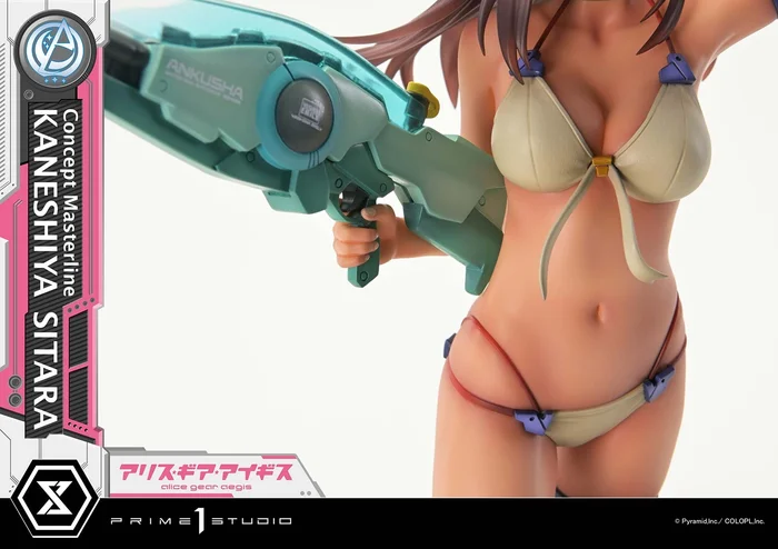 Prime 1 Studio – Concept Masterline Sitara Kaneshiya (Swimsuit Ver.) Alice Gear Aegis 1/5 Scale Polystone Statue - Image 9