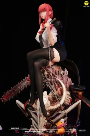 Alternative view of Chainsaw Man – Makima (Control Devil) 1/4 Scale GK Statue – HobbyHouse Studio