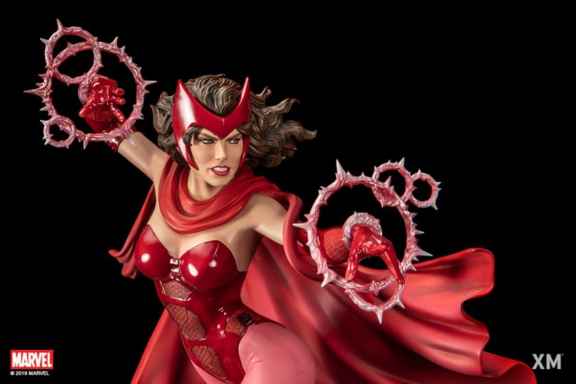 Marvel Scarlet Witch 1/4 Scale Statue – XM Studios Limited Edition Premium Collectible Diorama - Image 4