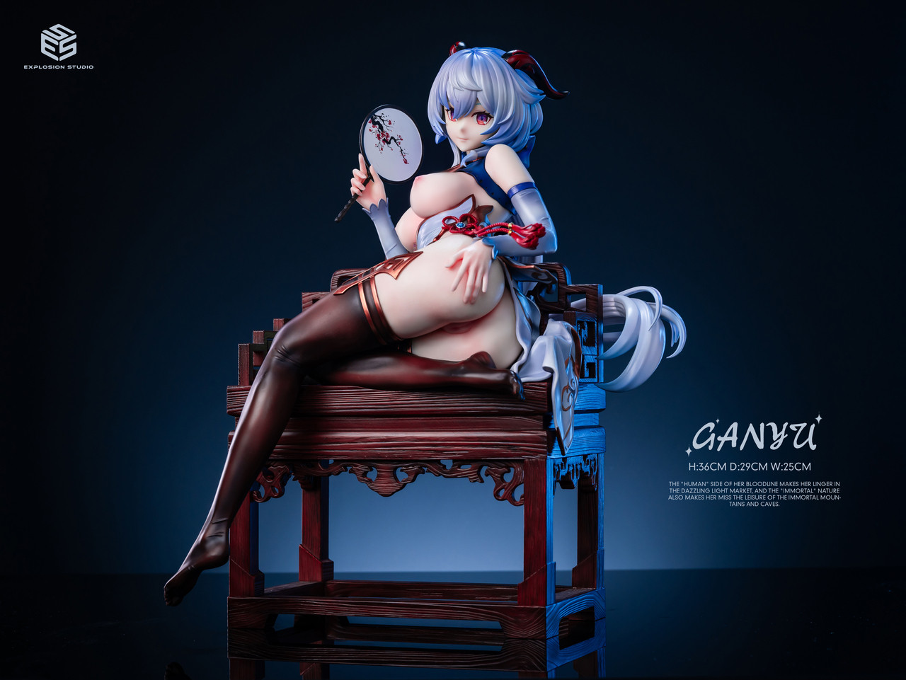 Genshin Impact – Ganyu 1/4 Scale Statue EX B Ultimate Edition (A+C Dual Version Set) – ESS Studio Premium Collectible - Image 2