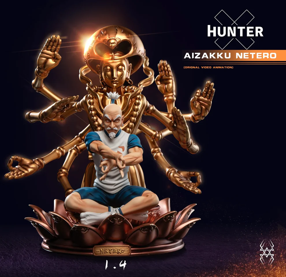 Hunter × Hunter – Isaac Netero Hyakushiki Kannon Statue 1/6 & 1/4 Scale – YU Studio - Image 7