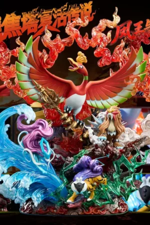 Alternative view of Ho-Oh X Legendary Beasts Pokémon 1/4 Scale Statue - Phantom Beast Studio