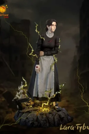 Alternative view of Attack on Titan – Lara Tybur (War Hammer Titan Awakening) 1/6 Scale LED Statue – Model Power Studio
