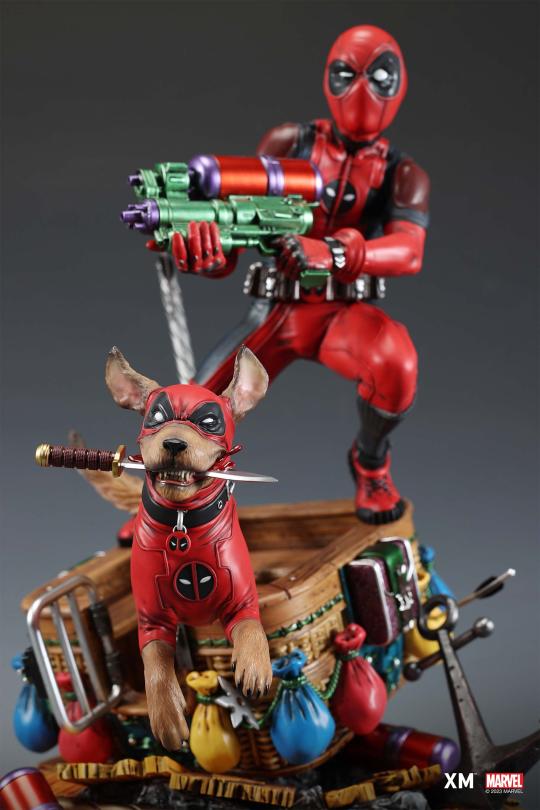 Marvel Kidpool and Dogpool 1/4 Scale Statue – XM Studios Limited Edition Deadpool Universe Collectible - Image 9
