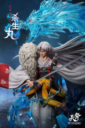 Alternative view of Inuyasha – Sesshōmaru Dragon Strike LED Statue 1/6 Scale – Tian Fu Studio
