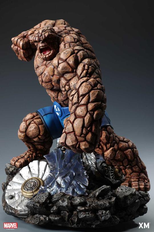 Marvel Fantastic Four The Thing 1/4 Scale Statue – XM Studios Limited Edition Premium Collectible Diorama