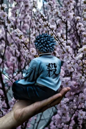 Alternative view of REN Studio – Sanemi Shinazugawa Sitting Pose: Wind Hashira Demon Slayer | Limited Edition Anime Statue