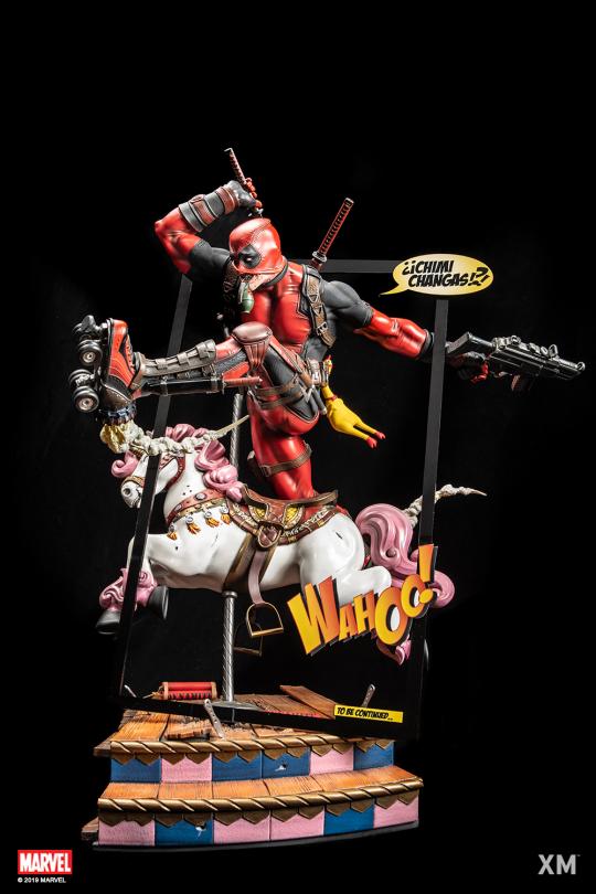 Marvel Deadpool 1/4 Scale Statue – XM Studios Limited Edition Premium Collectible Diorama - Image 6