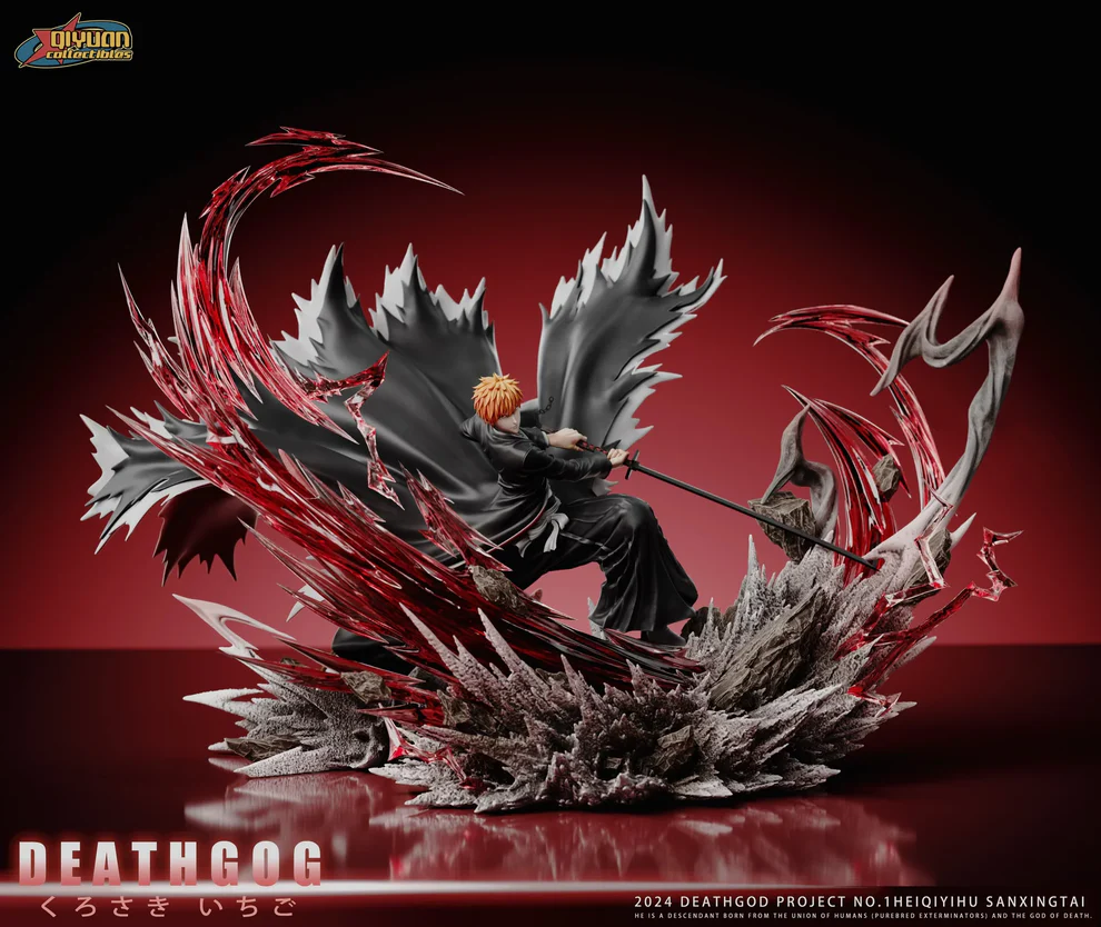 BLEACH – Ichigo Kurosaki “Getsuga Tenshō” 1/6 Scale Statue – Qiyuan Collectibles