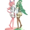 Zhu Yi Wan Jia Studio – Furry Sylveon x Leafeon Pokémon Themed Resin Collectible