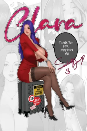 Alternative view of Clara “Airline Temptation” 1/4 Scale Original Character Statue – Soda Studio
