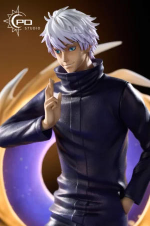 Alternative view of Jujutsu Kaisen – Satoru Gojo “Unlimited Void Domain Expansion” 1/6 Scale LED Diorama GK Statue – PD Studio Limited Edition Resin Figure