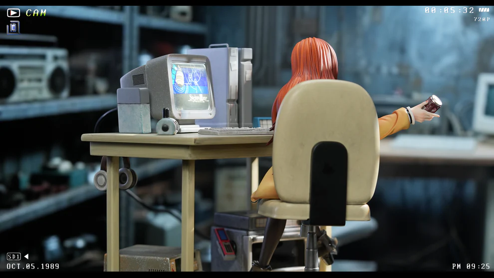 Steins;Gate – Kurisu Makise “Future Gadget Lab” 1/6 Scale GK Statue – HuiXiang Studio Limited Edition - Image 4