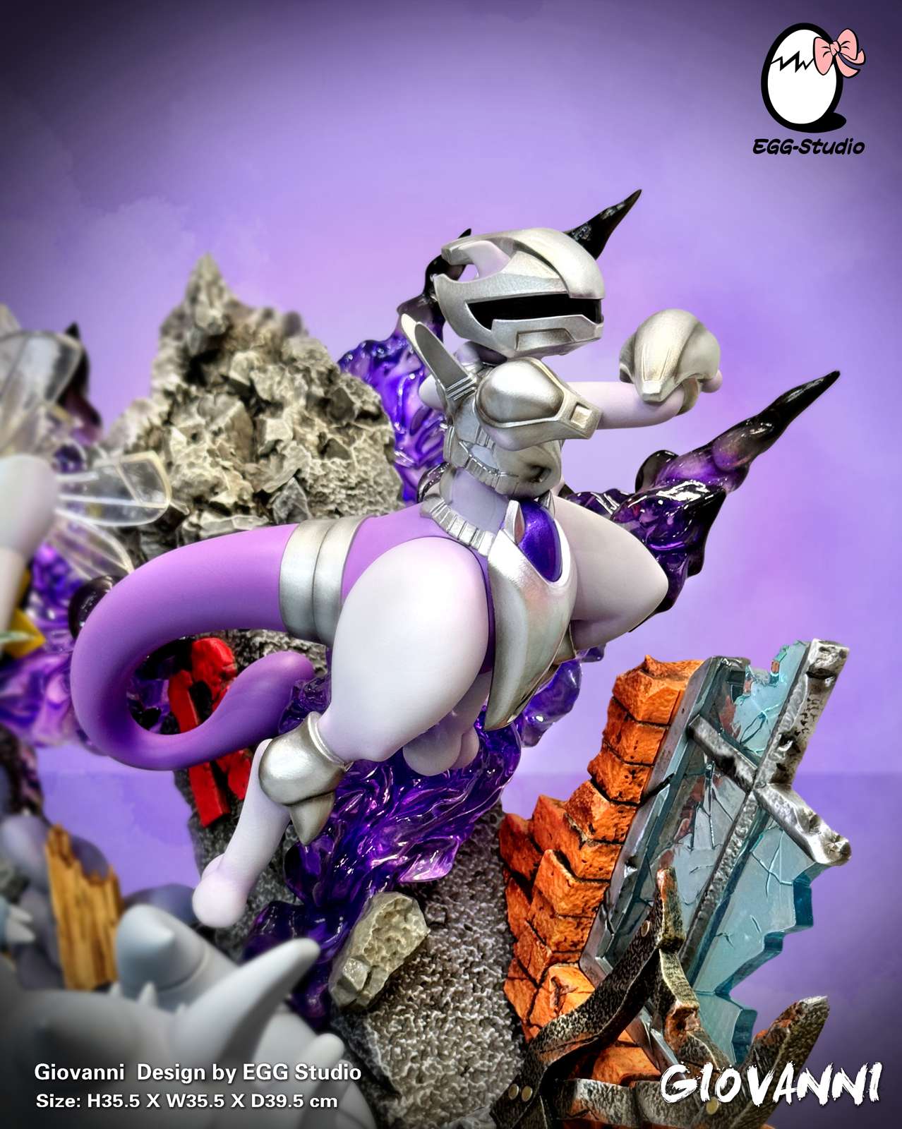 Pokémon – Giovanni & Team Rocket Elite Pokémon Diorama – EGG Studio - Image 7