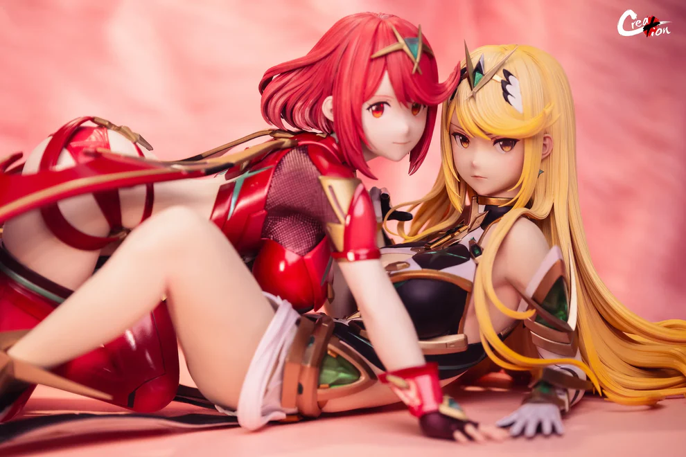 Xenoblade Chronicles 2 – Pyra & Mythra 1/4 Scale Statue – Creation Studio