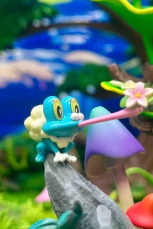 DuDu Studio – Froakie Pokémon Meditation Series Resin Figure