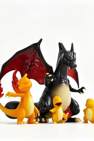 Alternative view of MN Studio – Charizard Evolution Set Pokémon 1/20 Scale Resin Diorama