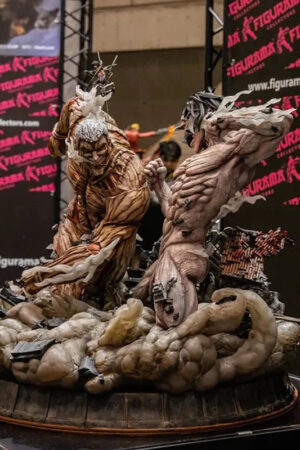Attack on Titan Eren Yeager vs. Armored Titan Statue – Figurama Collectors