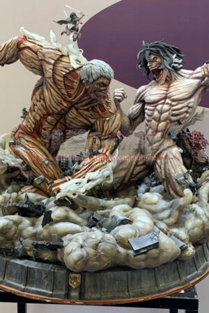 Attack on Titan Eren Yeager vs. Armored Titan Statue – Figurama Collectors