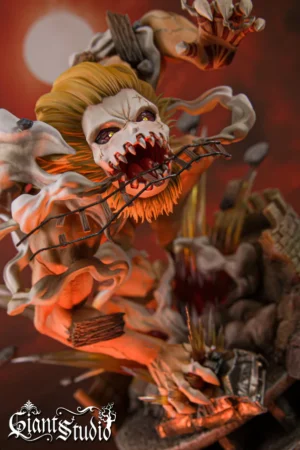 Alternative view of Attack on Titan – Jaw Titan GK Statue – Giant Studio