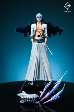 BLEACH – Grimmjow Jaegerjaquez 16 Scale Statue – LoaDen Studio Limited Edition Resin Collectible (Espada No.6 Diorama Version)