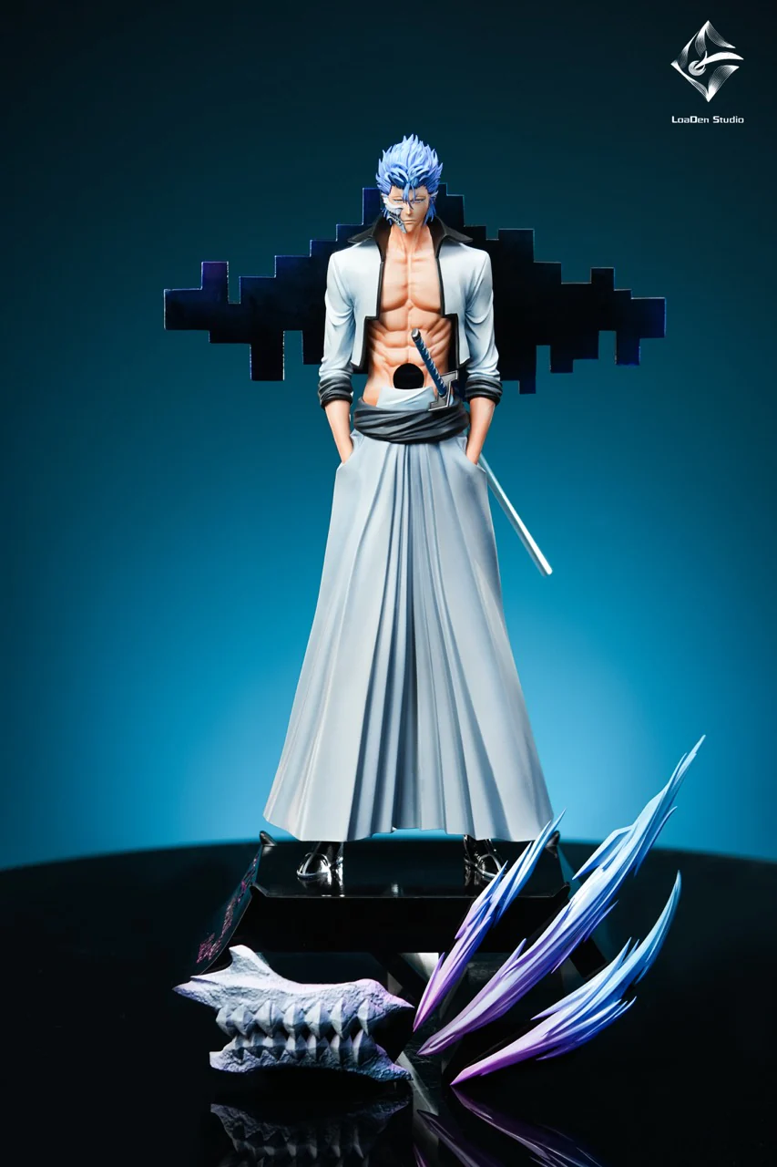 BLEACH – Grimmjow Jaegerjaquez 16 Scale Statue – LoaDen Studio Limited Edition Resin Collectible (Espada No.6 Diorama Version)