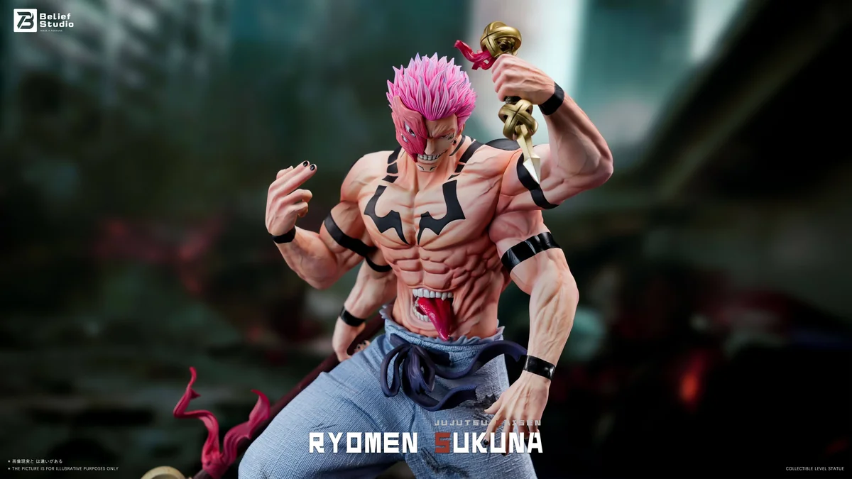 Belief Studio – Four-Armed Ryomen Sukuna Jujutsu Kaisen 16 Scale Resin Statue