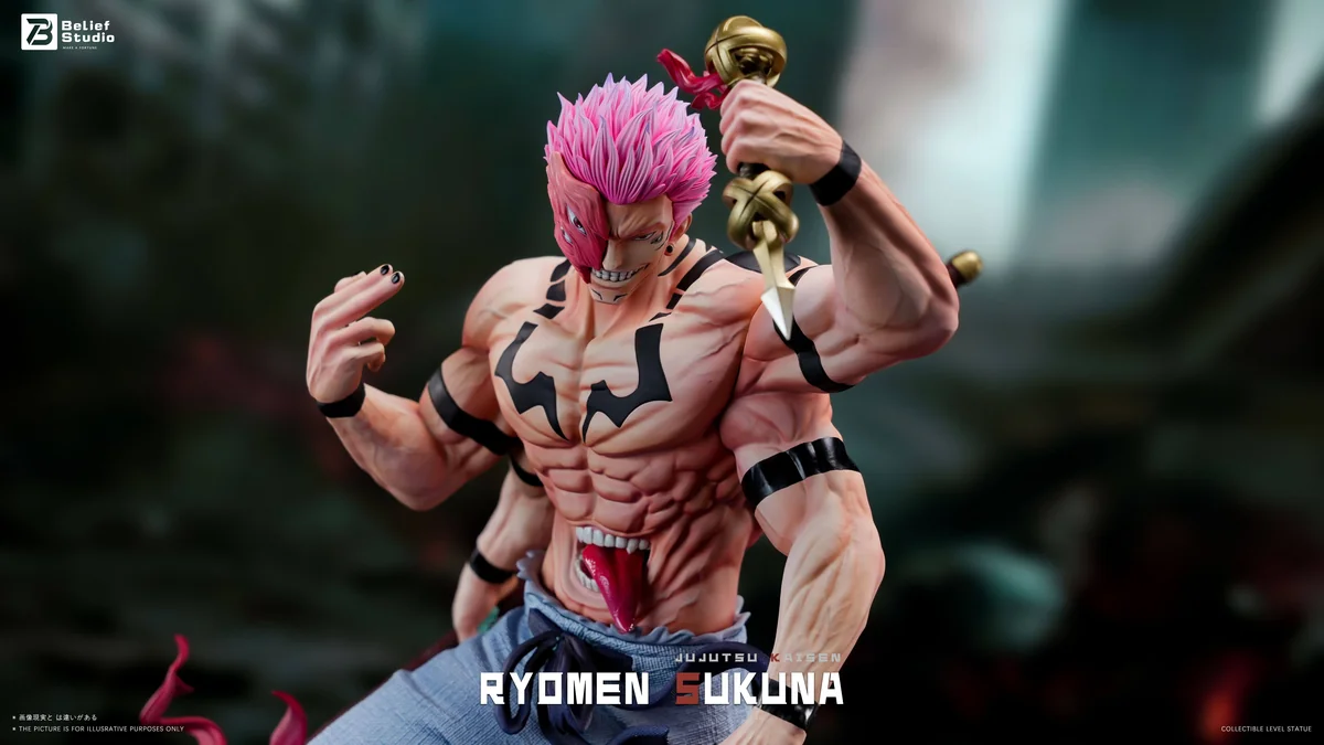 Belief Studio – Four-Armed Ryomen Sukuna Jujutsu Kaisen 16 Scale Resin Statue