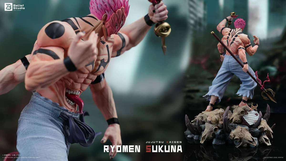 Belief Studio – Four-Armed Ryomen Sukuna Jujutsu Kaisen 16 Scale Resin Statue