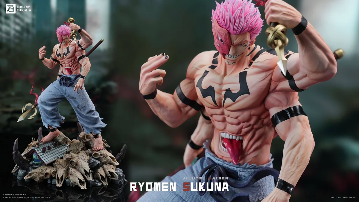 Belief Studio – Four-Armed Ryomen Sukuna Jujutsu Kaisen 16 Scale Resin Statue