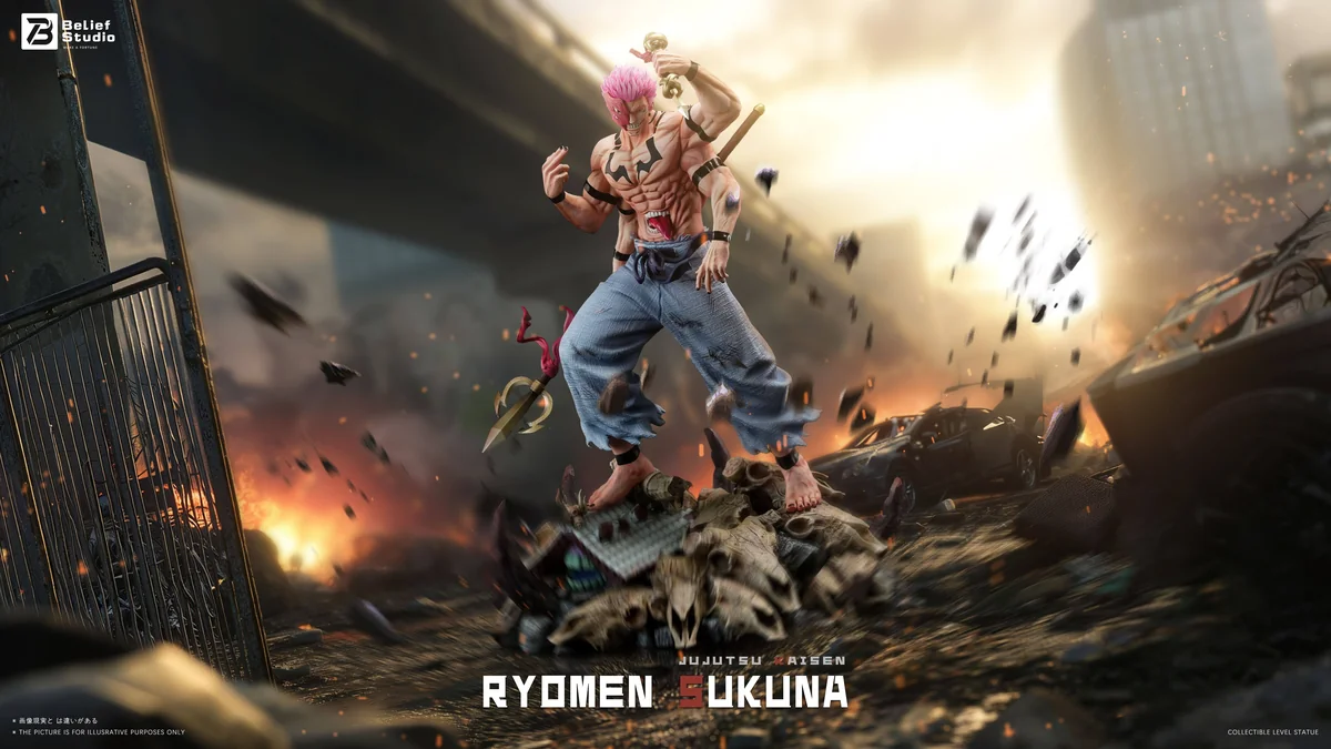Belief Studio – Four-Armed Ryomen Sukuna Jujutsu Kaisen 16 Scale Resin Statue