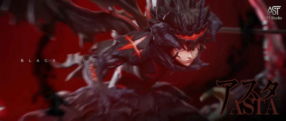Black Clover – Asta Devil Form GK Statue – AST Studio - Image 6
